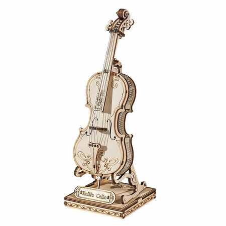 ROBOTIME Musical Instruments Cello Puzzles ROETG411